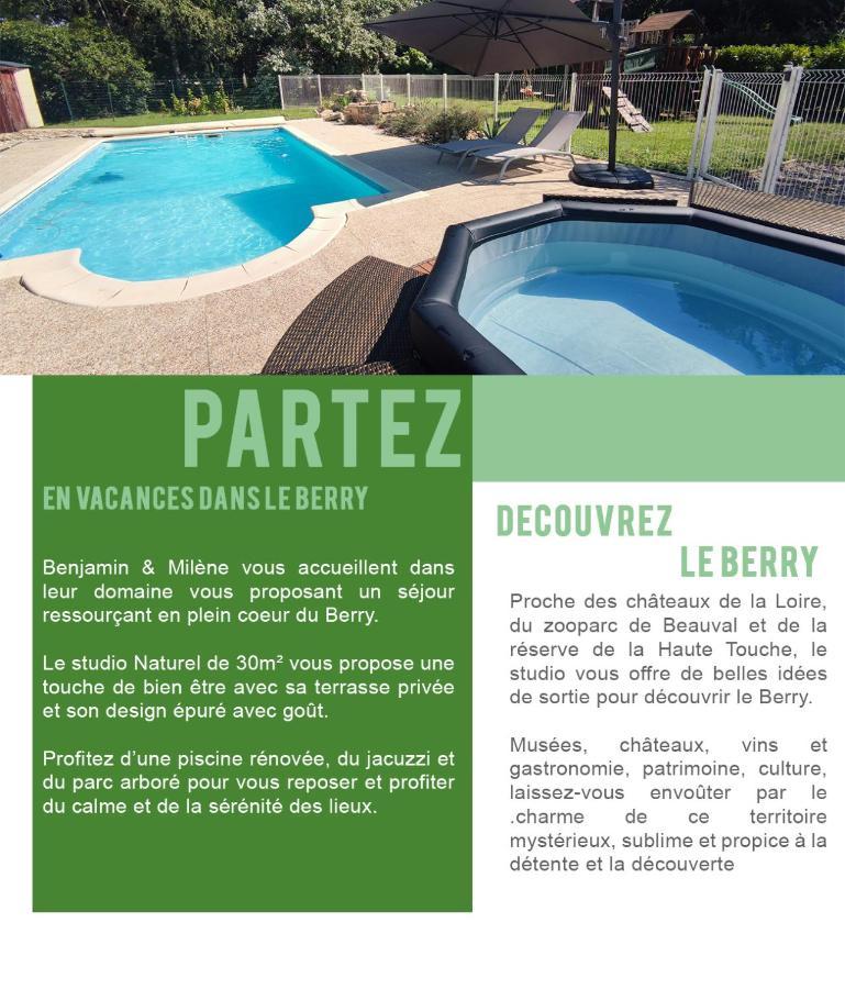 Naturel : Studio Calme Et Agreable Les Bordes ภายนอก รูปภาพ